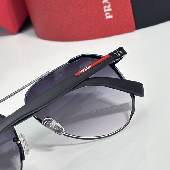 Prada Black Aviator Sunglasses